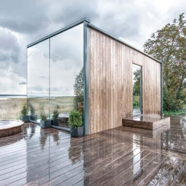 Mirrored Tiny House