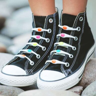 Hickies Kids Sprinkles No-tie Elastic Shoelaces