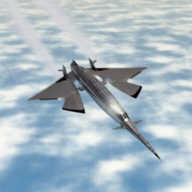 Nuclear-Powered Hyper Sting Supersonic Jet