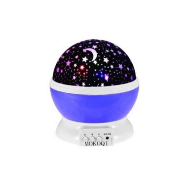 Rotating Galaxy Star Projector Lamp