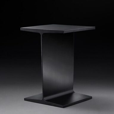 Steel I-Beam Side Table