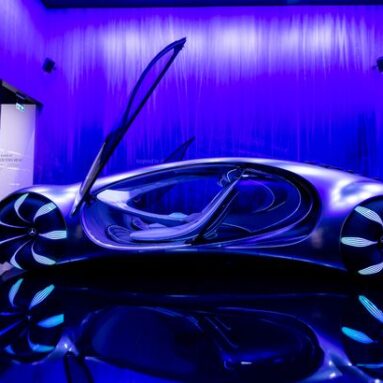 The All-Electric Mercedes Vision AVTR Can Read Your Mind