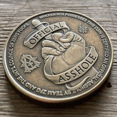 The Official Asshole Coin by Zero Fucks Coin