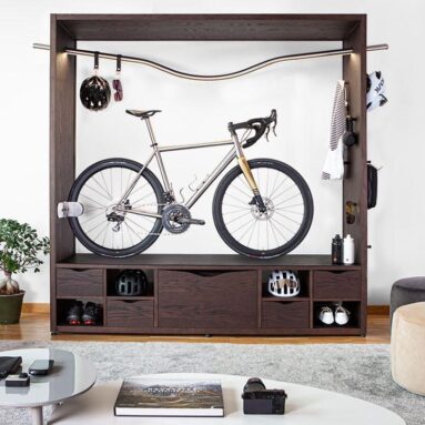 This Incredible Piece of Furniture Turns Your Bike into a Work of Art