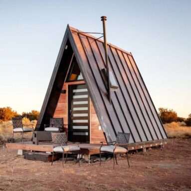 Tiny A-Frame Cabin DIY Plans