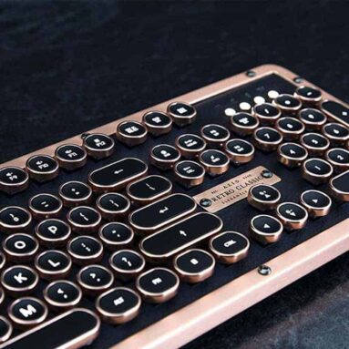 Retro Classic Vintage Mechanical Keyboard