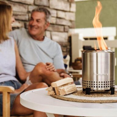 Wood-Burning Tabletop Fire Pit