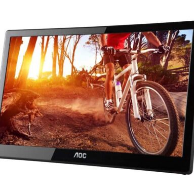 AOC Portable Monitor and the VEYEM Ergonomic Laptop Stand