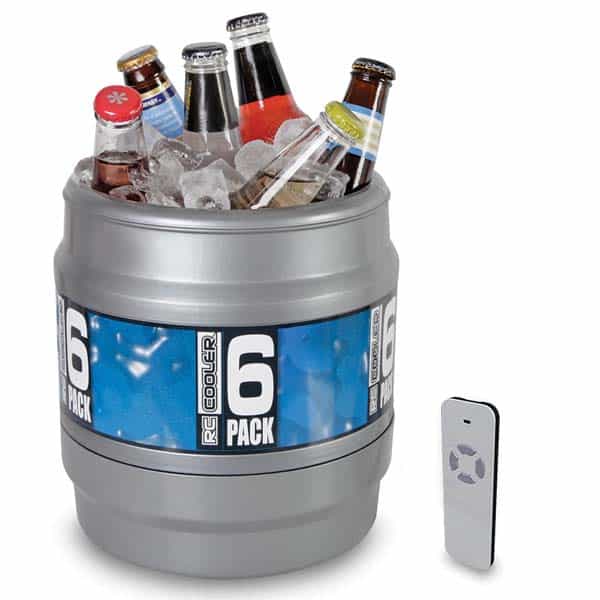 remote controlled rolling beverage cooler