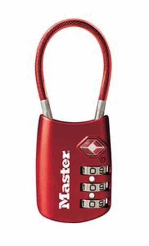 Master Lock 4688D Combination Cable Luggage Lock