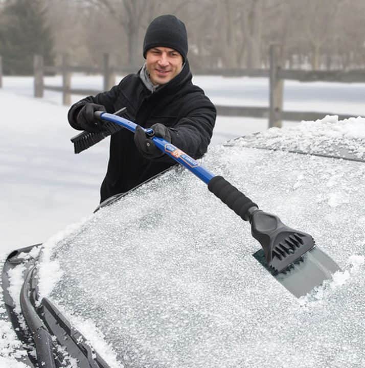 Telescoping Ergonomic Ice Breaker And Scraper