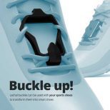 Navigation-and-Fitness-Tracking-Insoles in the laces of a sneaker