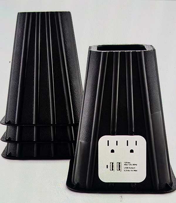 world of stands electric outlet