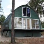 arched cabins