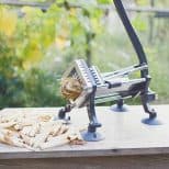 French-Fry-Cutter cutting potatoes