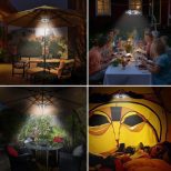 Patio umbrella light 4