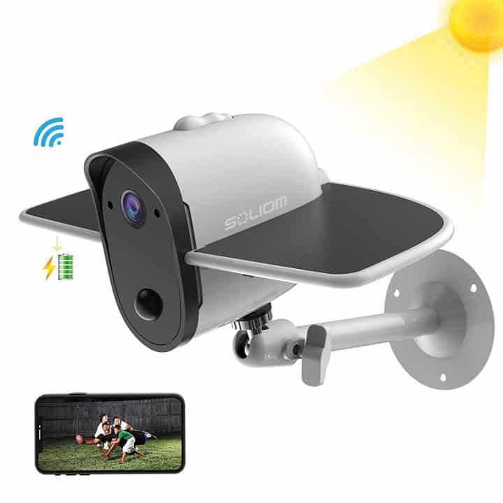 Solar Powered Security Camera