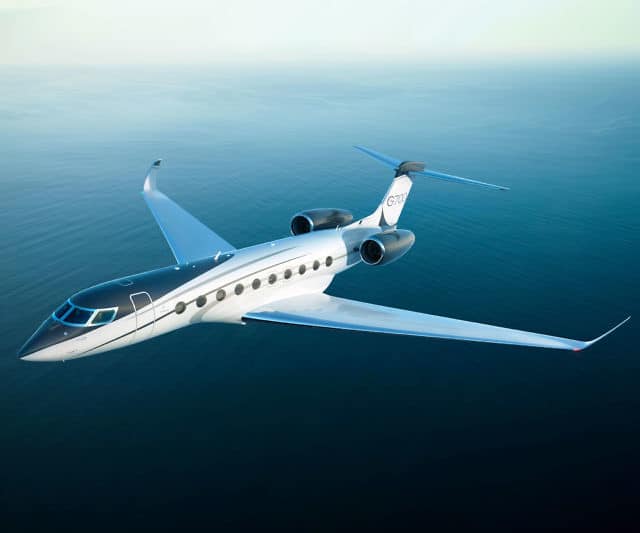 Gulfstream G700 Private Jet in flight