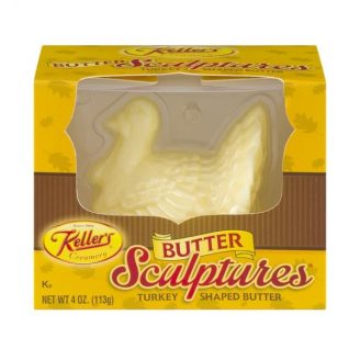 Turkey Shaped Butter Sculpture