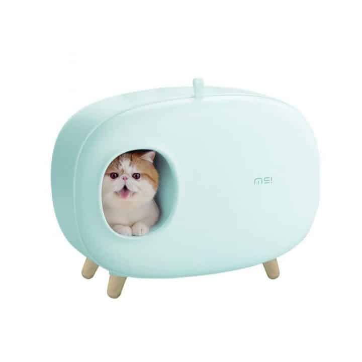 Enclosed Cat Litter Box