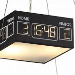 Ice Hockey Rink Pendant Light