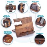 Walnut Wood Phone Docking Station