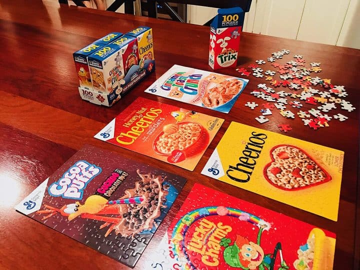 Cereal Box Puzzles