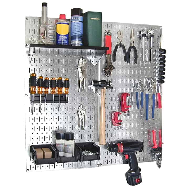 Metal Pegboard Tool Organizer