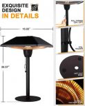Outdoor tabletop infrared heat lamp2