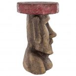 Polynesian Moai Easter Island Side Table2