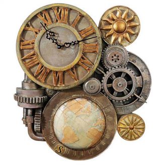 Steampunk-Wall-Clock