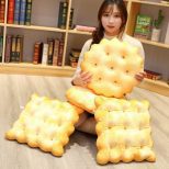 Soda Crackers Shaped Throw Pillows2