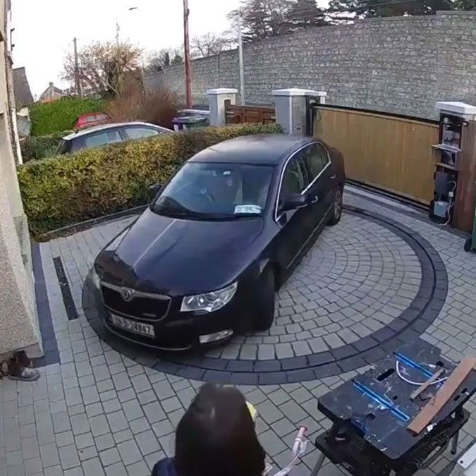 Driveway Turntables Makes The Most From Small Parking Spaces