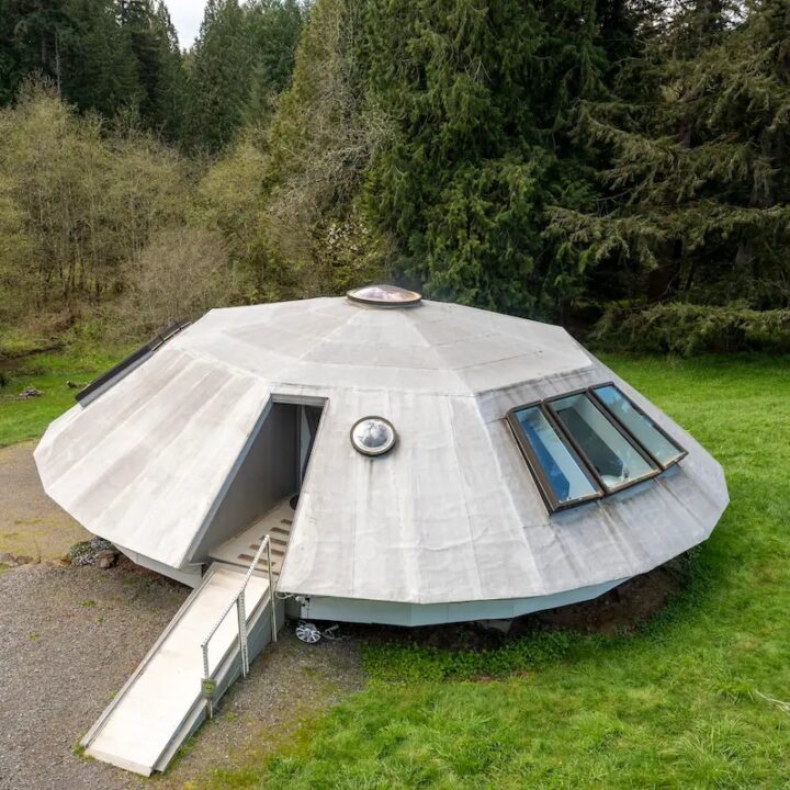 Ufo Flying Saucer Airbnb