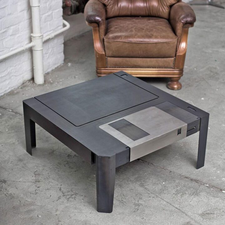 Retro Floppy Disk Coffee Table