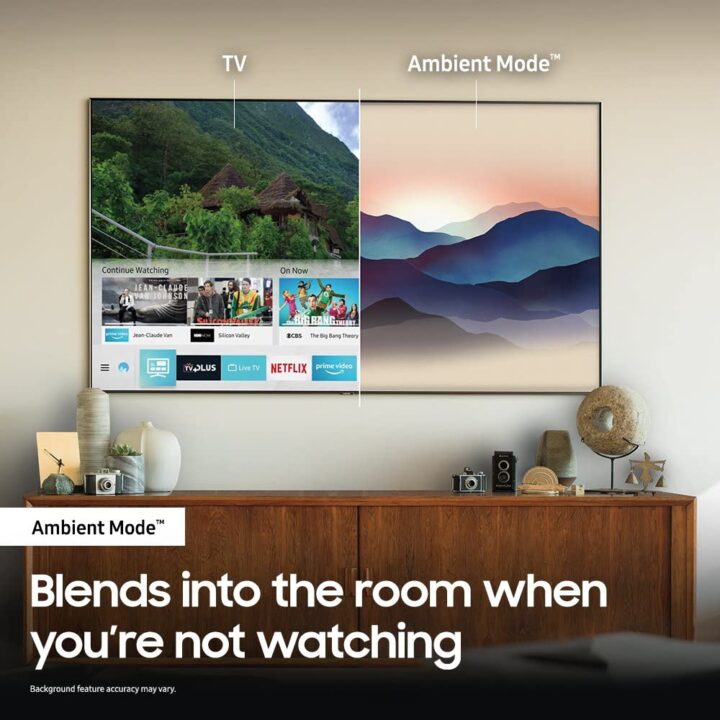 Samsung Wall Blending Qled Tv