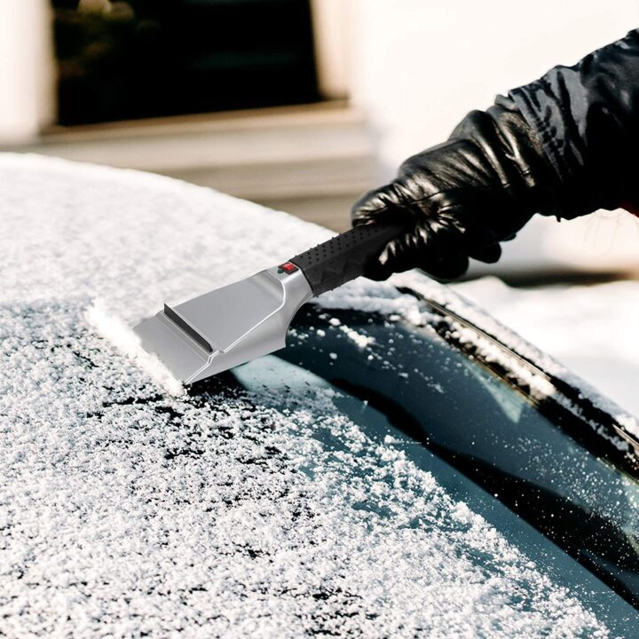 Heated Snow Ice Scraper