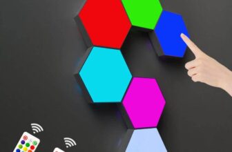 Remote Control Hexagon Touch Lighting