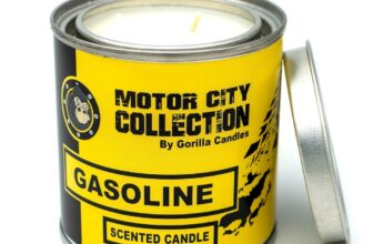 Gasoline Scented Candle